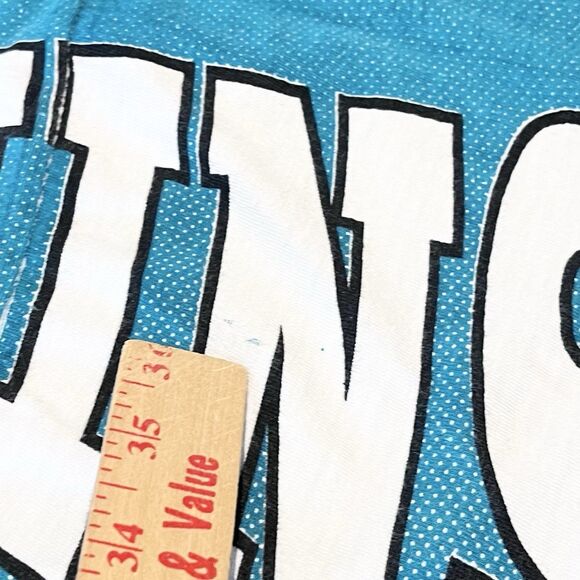 Vintage 90s 1994 Miami Dolphins AOP Banned Logo Large USA  Magic Johnson - Picture 3 of 16